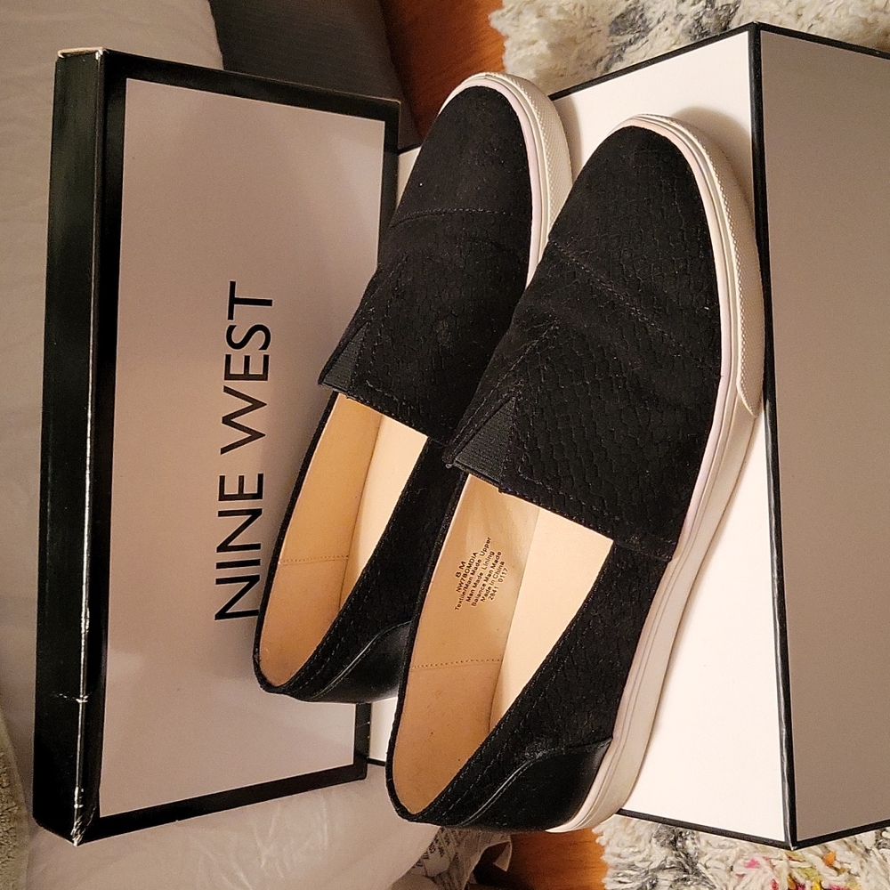 Nine West Black Slip on shoes